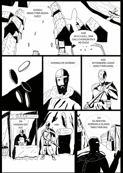 First page — Máni
